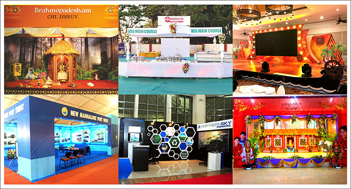 large cut outs and event branding displays