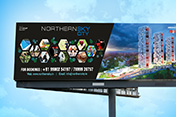 creative graphic billboard