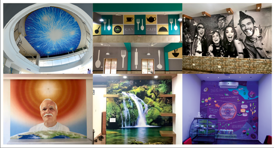 custom made wall covering for walls-rangoli digitals